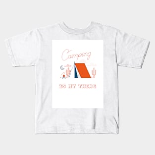 Camping Is My Thing Kids T-Shirt